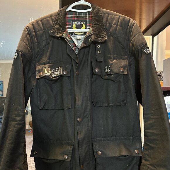 Belfast Trialmaster Motorcycle Jacket Wax Jacket - Picture 1 of 8